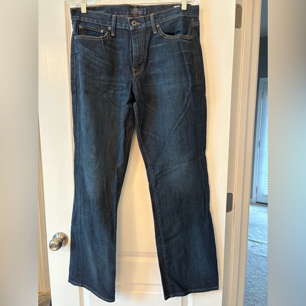 Lucky Brand Men's 361 Vintage Straight Dark Blue Jeans